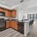 Kitchen with wood cabinets