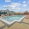 oudoor swimming pool on rooftop terrace